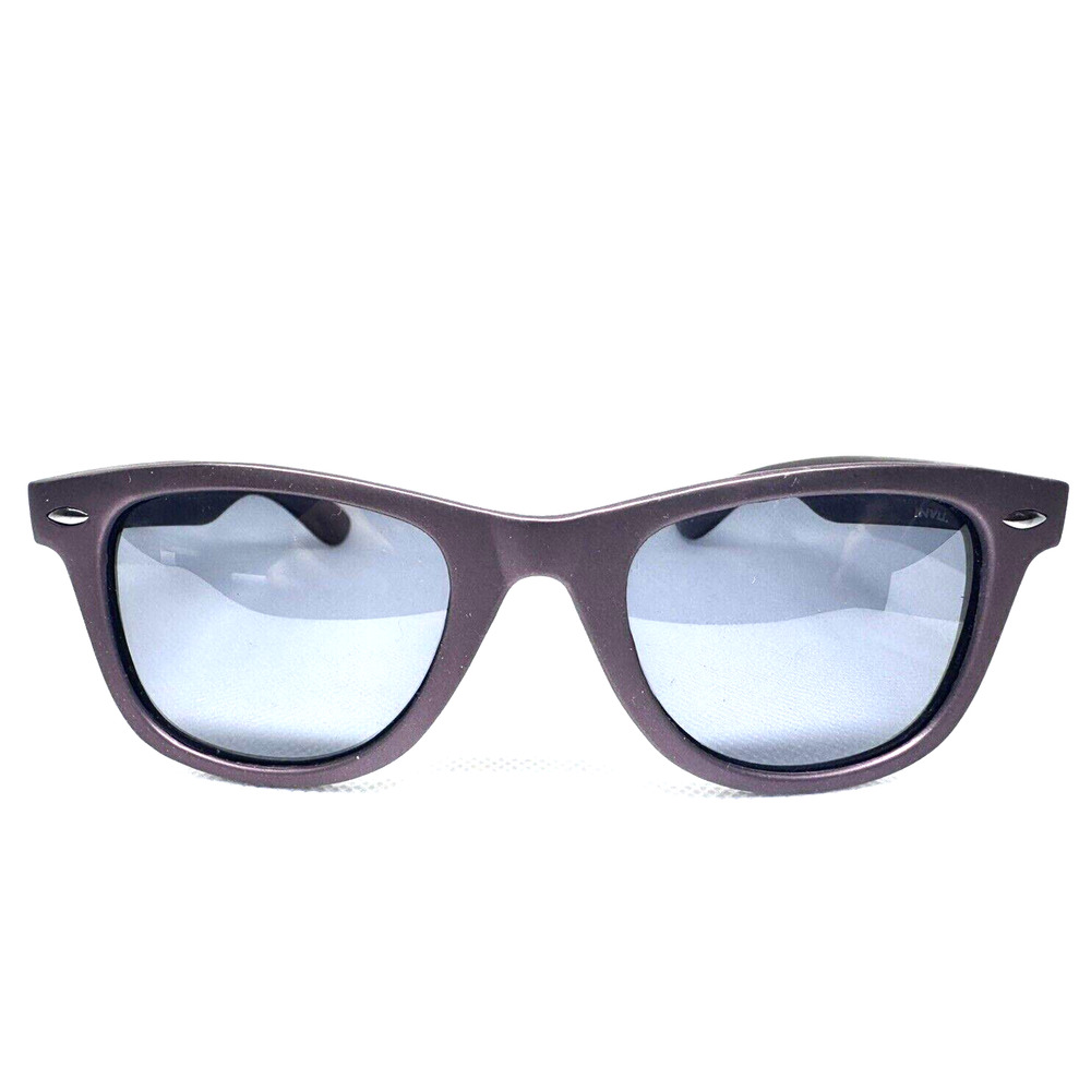 INVU SWISS EYEWEAR POLORIZED 124-C1 PURPLE WAYFARER SUNGLASSES 50-22